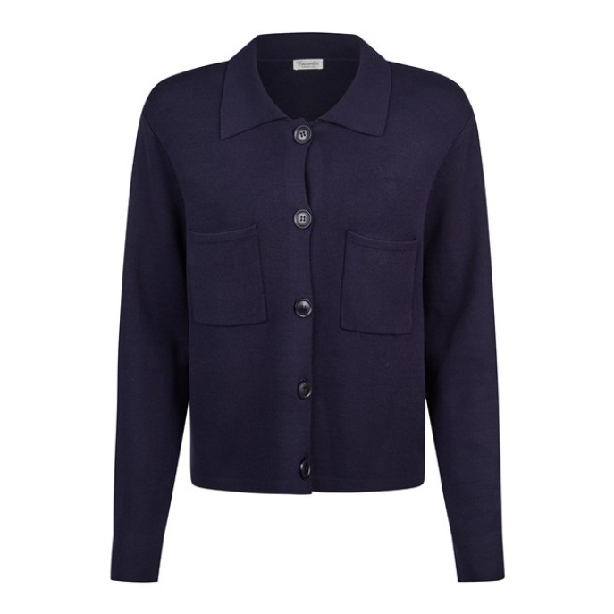 Barbara Lebek vest 55850062 navy 
